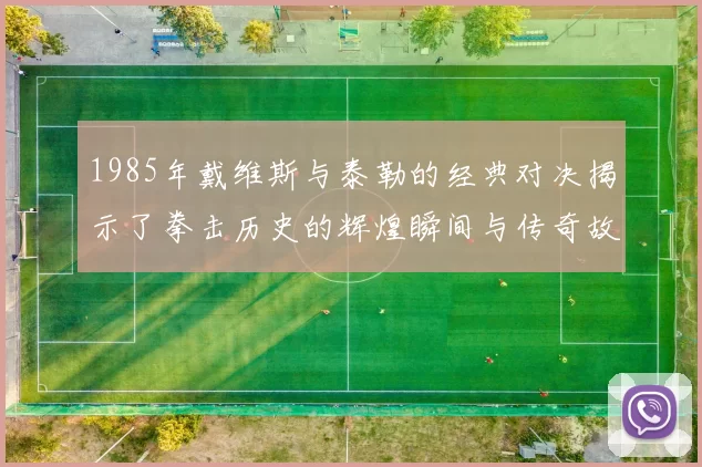 1985年戴维斯与泰勒的经典对决揭示了拳击历史的辉煌瞬间与传奇故事